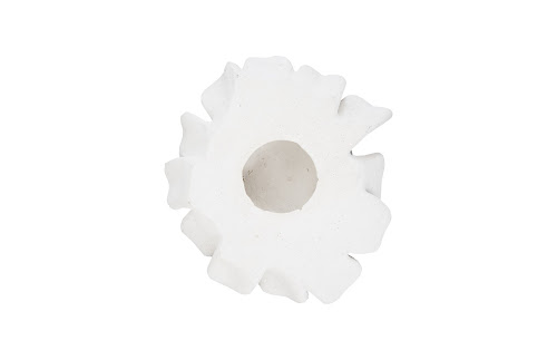 Phillips Collection Topsy Turvy Succulent White Stone Wall Art