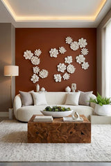 Phillips Collection Compactum Succulent , White Stone White Wall Art