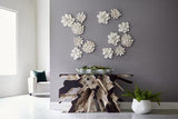 Phillips Collection Compactum Succulent , White Stone White Wall Art