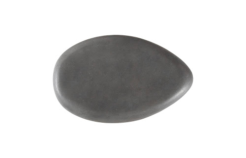Phillips Collection River Stone Charcoal Stone Small Coffee Table