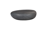 Phillips Collection River Stone Charcoal Stone Small Coffee Table
