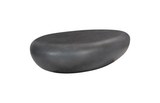 Phillips Collection River Stone Charcoal Stone Large Coffee Table