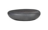 Phillips Collection River Stone Charcoal Stone Large Coffee Table