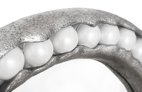 Phillips Collection Pearl , Silver Leaf Round Mirror