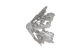 Phillips Collection Perforated Splash Bowl Wall Art Silver Leaf Accent