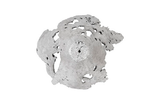Phillips Collection Perforated Splash Bowl Wall Art Silver Leaf Accent