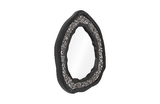 Phillips Collection Geode , Black And Silver Matte Mirror
