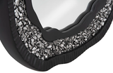Phillips Collection Geode , Black And Silver Matte Mirror