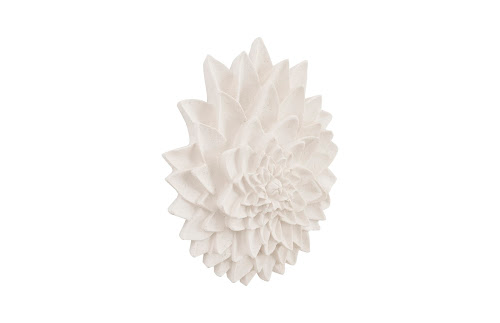 Phillips Collection Dahlia Flower , White Stone White Wall Art