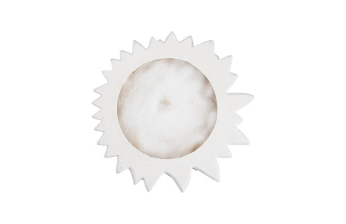 Phillips Collection Dahlia Flower , White Stone White Wall Art