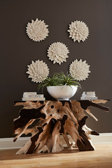 Phillips Collection Dahlia Flower , White Stone White Wall Art