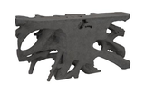 Phillips Collection Beau Cast Root  Table Charcoal Stone Console