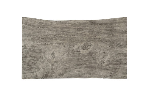 Phillips Collection Waterfall Gray Stone Acrylic Leg Desk