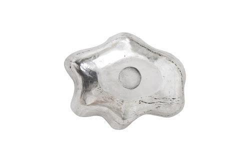 Phillips Collection Cast Onyx Wall Bowl Silver SM Accent