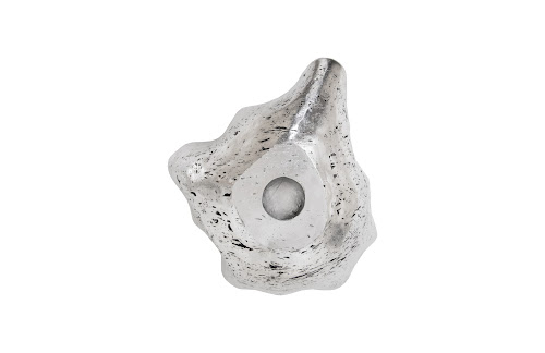 Phillips Collection Cast Onyx Wall Bowl Silver LG Accent