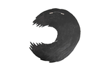 Phillips Collection Swoop , Black Wood Small Wall Art