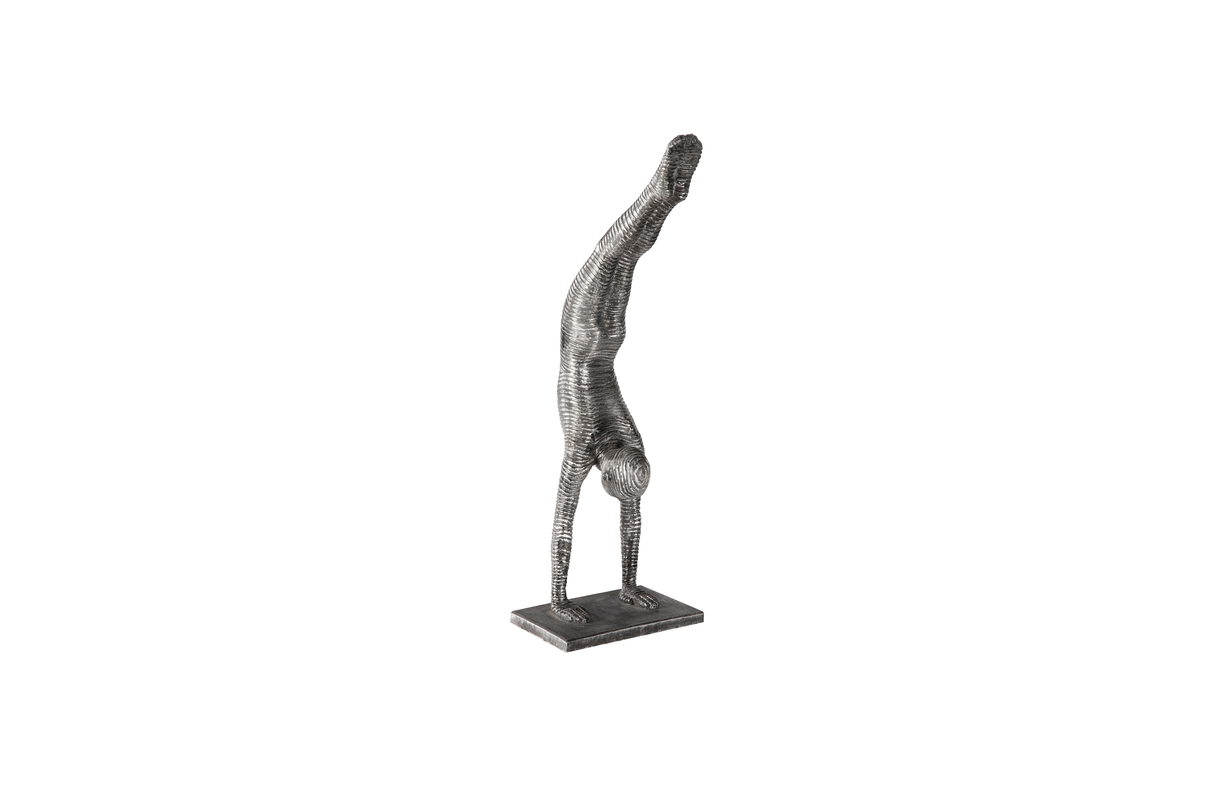 Phillips Collection Handstand Sculpture, Aluminum Small Accent
