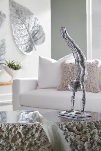 Phillips Collection Handstand Sculpture, Aluminum Small Accent