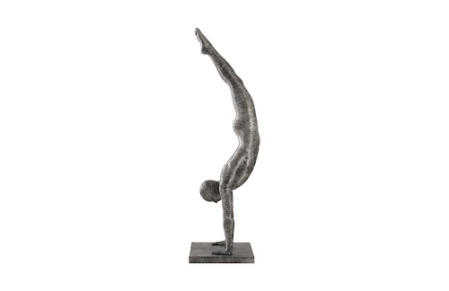 Phillips Collection Handstand Sculpture, Aluminum Large Accent