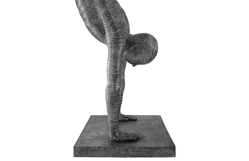 Phillips Collection Handstand Sculpture, Aluminum Large Accent