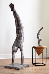 Phillips Collection Handstand Sculpture, Aluminum Large Accent