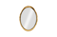 Phillips Collection Broken Egg , Black and Gold Leaf Black Mirror
