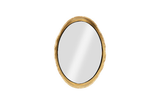 Phillips Collection Broken Egg , Black and Gold Leaf Black Mirror