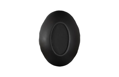 Phillips Collection Broken Egg , Black and Gold Leaf Black Mirror