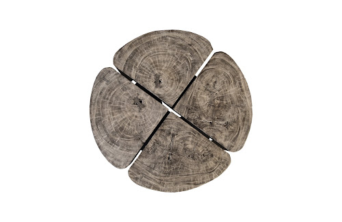 Phillips Collection Clover Gray Stone Coffee Table