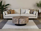 Phillips Collection Clover Gray Stone Coffee Table
