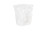 Phillips Collection Log , Gel Coat White White Side Table
