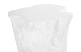 Phillips Collection Log , Gel Coat White White Side Table