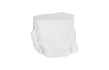 Phillips Collection Log Gel Coat White LG Stool