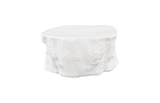 Phillips Collection Log , Gel Coat White White Coffee Table