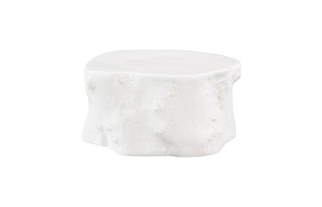 Phillips Collection Log , Gel Coat White White Coffee Table
