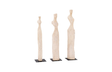 Phillips Collection Cast Women Sculptures, Roman Stone Set of 3 Accent