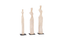 Phillips Collection Cast Women Sculptures, Roman Stone Set of 3 Accent