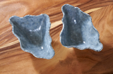 Phillips Collection Cast Blue Onyx Faux Finish Narrow Bowl