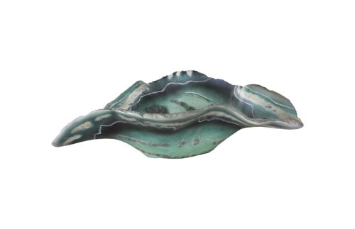 Phillips Collection Cast Onyx Fluorite Faux Finish Small Bowl
