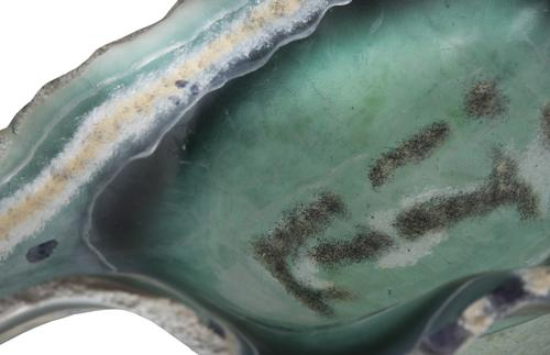 Phillips Collection Cast Onyx Fluorite Faux Finish Small Bowl