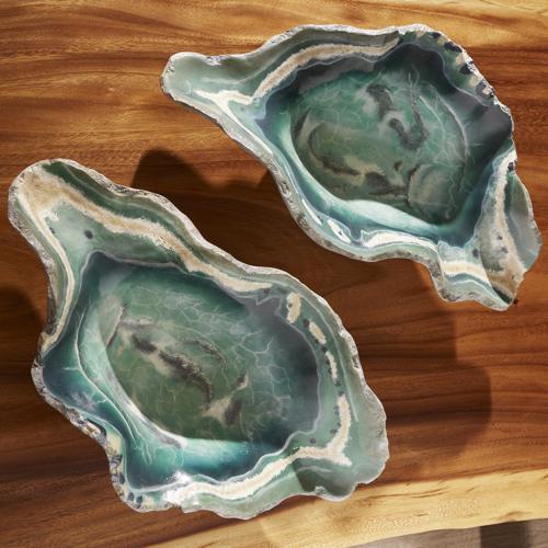 Phillips Collection Cast Onyx Fluorite Faux Finish Small Bowl