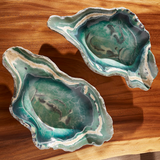 Phillips Collection Cast Onyx Fluorite Faux Finish Small Bowl