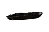 Phillips Collection Onyx Canoe , Black Small Bowl