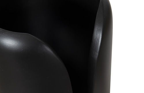 Phillips Collection Interval Wood Black Small Vase
