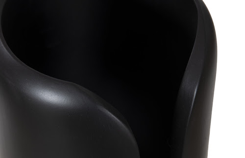 Phillips Collection Interval Wood Black Medium Vase
