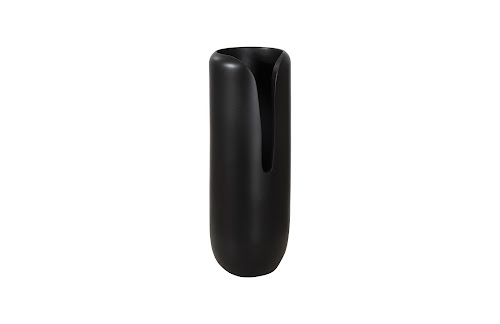 Phillips Collection Interval Wood Black Large Vase