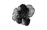 Phillips Collection Flower Wall Art, Large, Black, Metal Black Accent