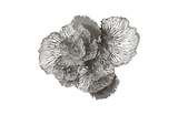 Phillips Collection Flower Wall Art, Large, Gray, Metal Gray Accent