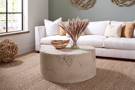 Phillips Collection Formation Roman Stone Coffee Table