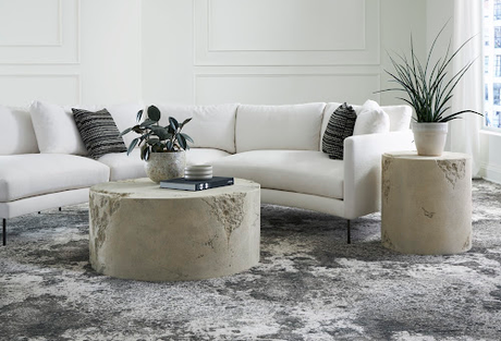 Phillips Collection Formation Roman Stone Coffee Table